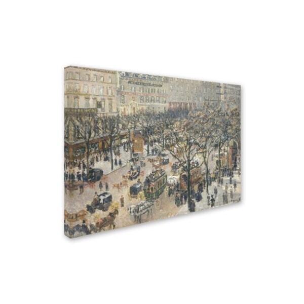 Camille Pissarro 'Boulevard Des Italiens 1897' Canvas Art,18x24